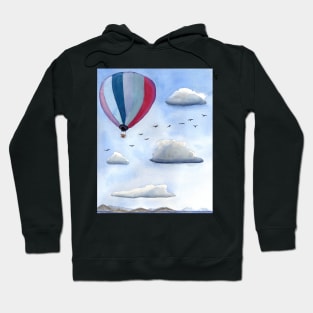 Hot Air Balloon in the Sky Hoodie